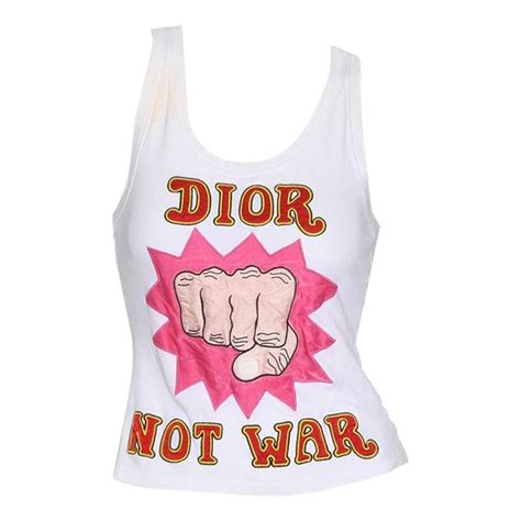 SS 2005 “DIOR NOT WAR” TANK — UmaLu Vintage